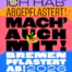 Buntes Plakat mit den Texten 'ICH HAB' ABGEPFLASTERT! MACH' AUCH MIT! BREMEN PFLASTERT AB! 2026' und einer kleinen Pflanze als grafisches Element